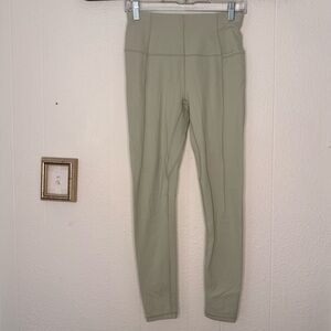 Sweaty Betty High-Waist Sage Green Leggings
